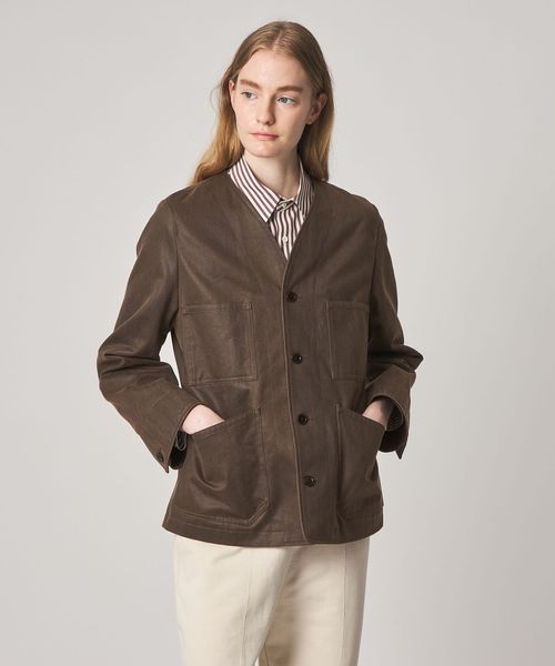 steven alan/＜Steven Alan＞クラック ライク ノーカラー ジャケット/その他コート / ブルゾン