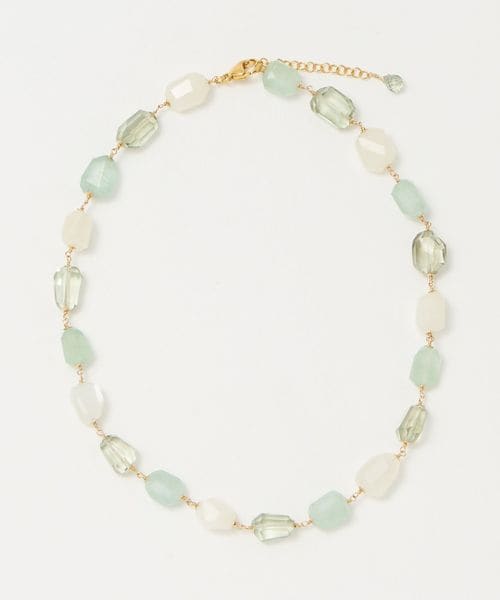 mounir/＜mounir＞MIX STONE NECKLACE/ネックレス/ネックレス