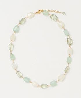 mounir/＜mounir＞MIX STONE NECKLACE/ネックレス/ネックレス