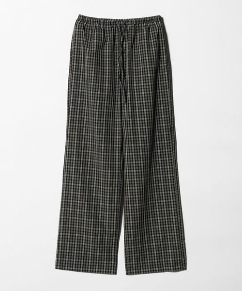 RÓHE/＜ROHE＞RELAX CHECK TROUSERS/パンツ/イージーパンツ