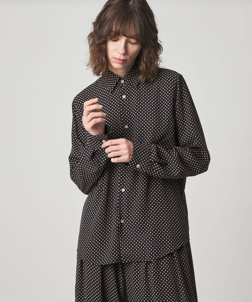 steven alan/＜Steven Alan＞ドット プリント シャツ/シャツ / ブラウス