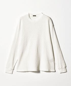 COMOLI/＜COMOLI＞COTTON WAFFLE LONG SLEEVE TEE SHIRT/カットソー/Tシャツ / カットソー