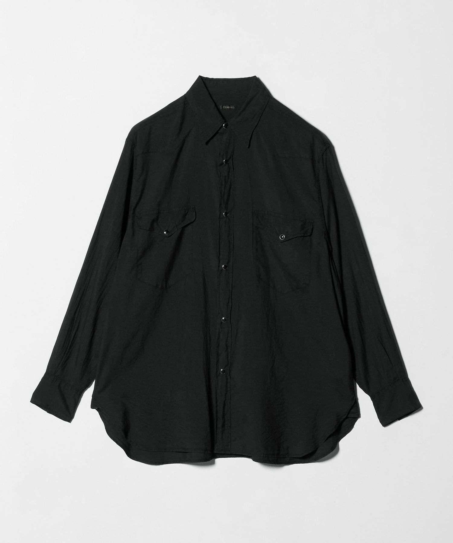 COMOLI＞SILK WESTERN SHIRT/シャツ