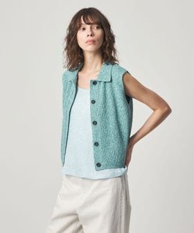 steven alan/＜Steven Alan＞ブークレヤーン ポロカラー ニット ベスト/ニット / セーター