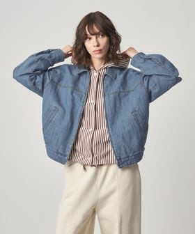 steven alan/＜Steven Alan＞ライト デニム ジップ ブルゾン/デニムジャケット