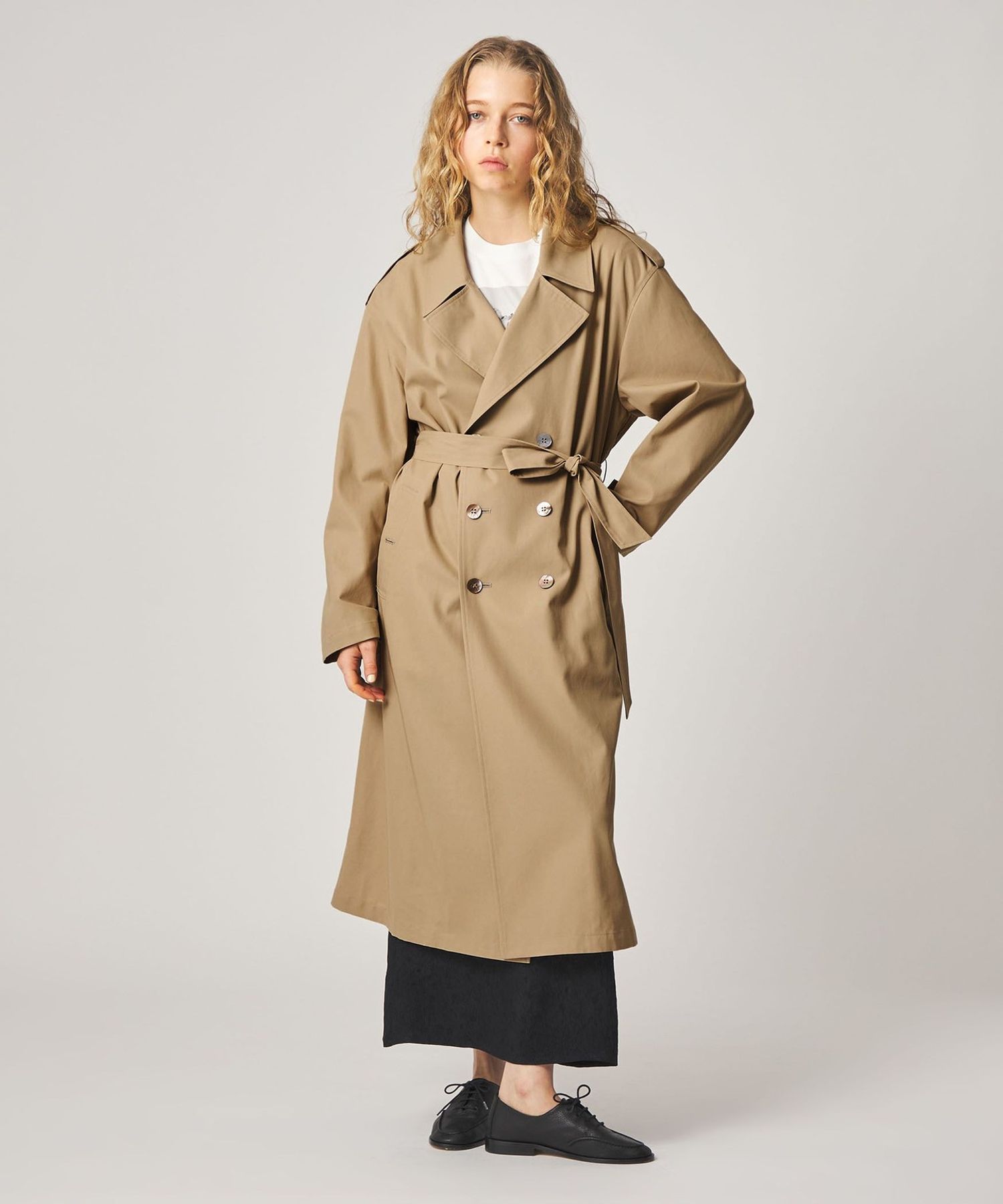 Steven Alan＞コットン トレンチ コート