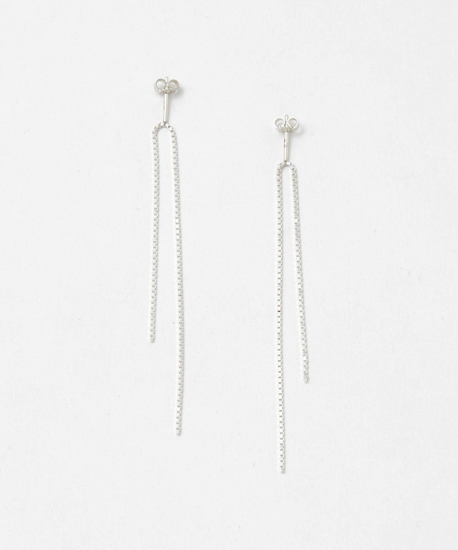 SASKIA DIEZ＞FRINGE EARRINGS SILVER/ピアス