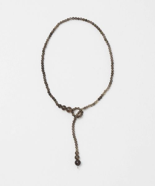 SASKIA DIEZ/＜SASKIA DIEZ＞DROP LASSO SMOKY  NECKLACE/ネックレス/ネックレス
