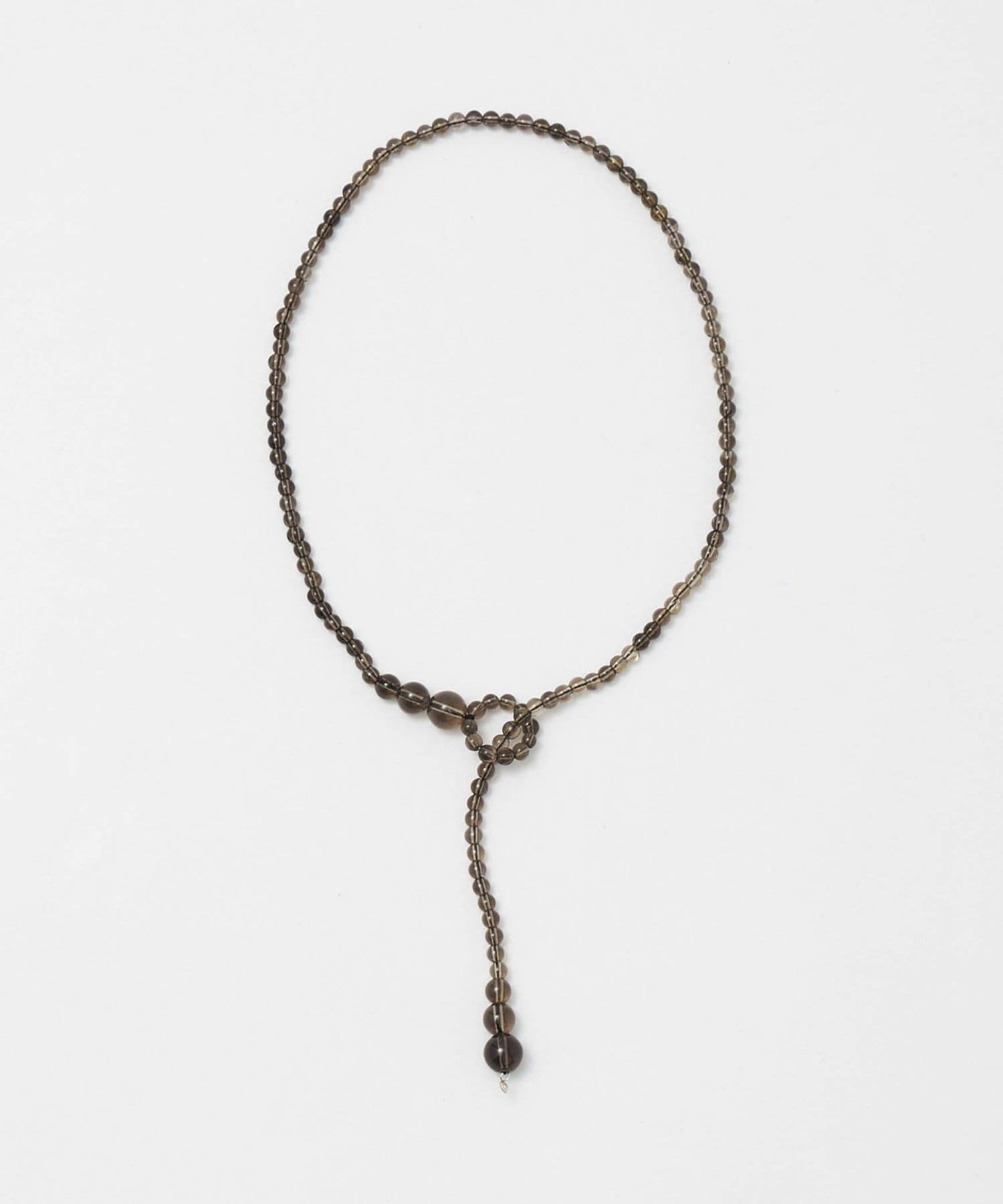 SASKIA DIEZ＞DROP LASSO SMOKY NECKLACE/ネックレス