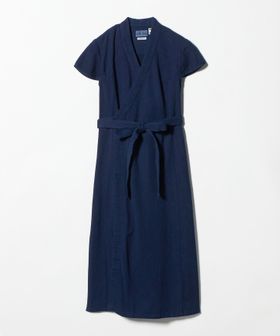 BLUE BLUE JAPAN/＜BLUE BLUE JAPAN＞SASHIKO RAP DRESS/ワンピース/その他ワンピース / ドレス
