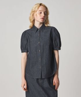steven alan/＜Steven Alan＞ライトオンスデニム パフスリーブ シャツ/シャツ / ブラウス
