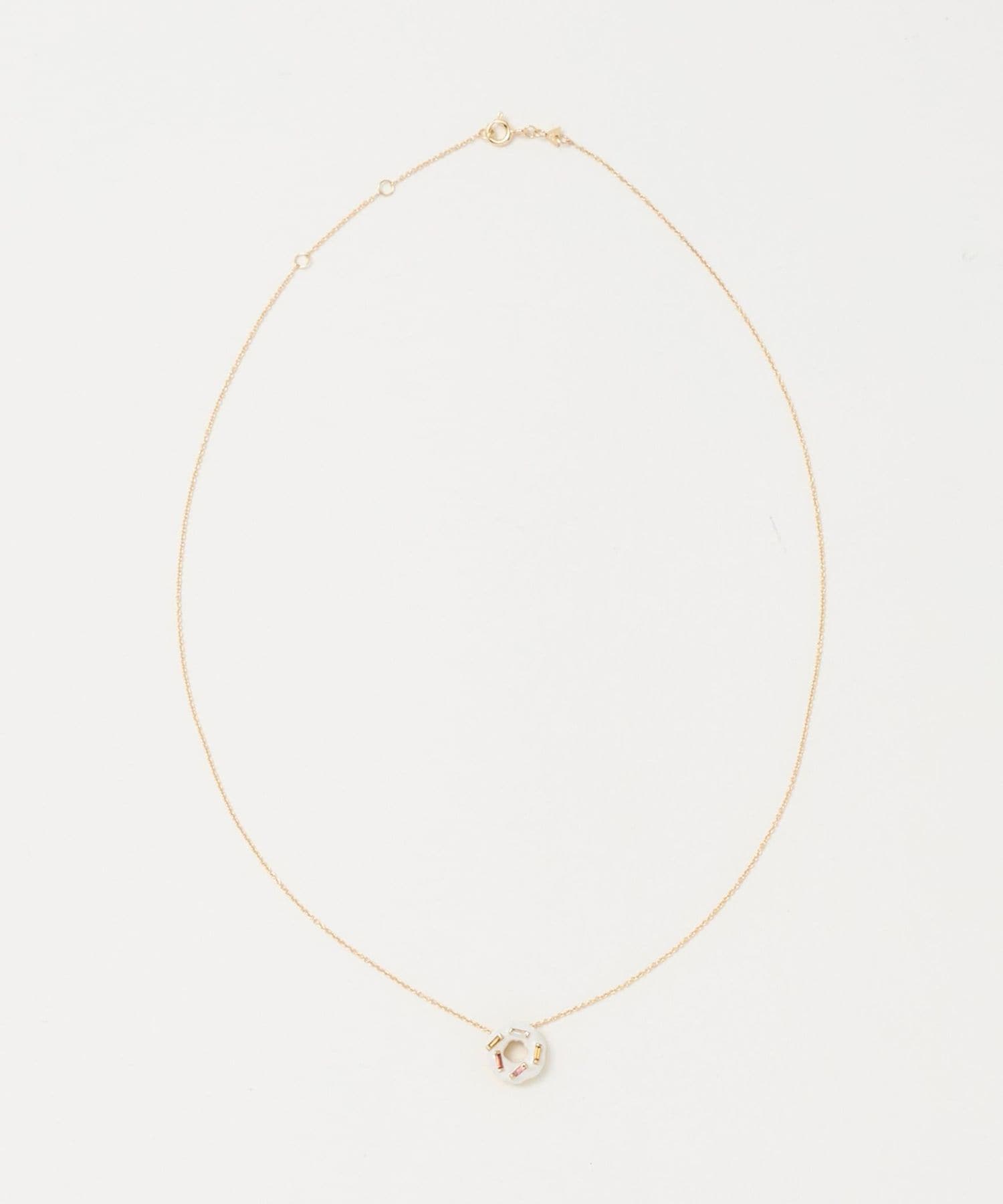 ALIITA＞DONUT ICE GLAZED W/SPRINKLE MOTIF NECKLACE/ネックレス