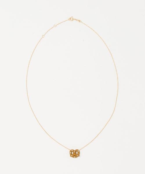 ALIITA/＜ALIITA＞PRETZEL BRILLANTE ENAME NECKLACE/ネックレス/ネックレス