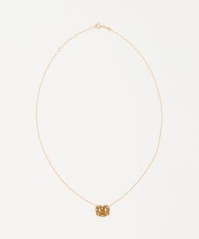ALIITA/＜ALIITA＞PRETZEL BRILLANTE ENAME NECKLACE/ネックレス/ネックレス