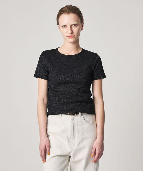 steven alan/＜Steven Alan＞ラメ テレコ プルオーバー/Tシャツ / カットソー