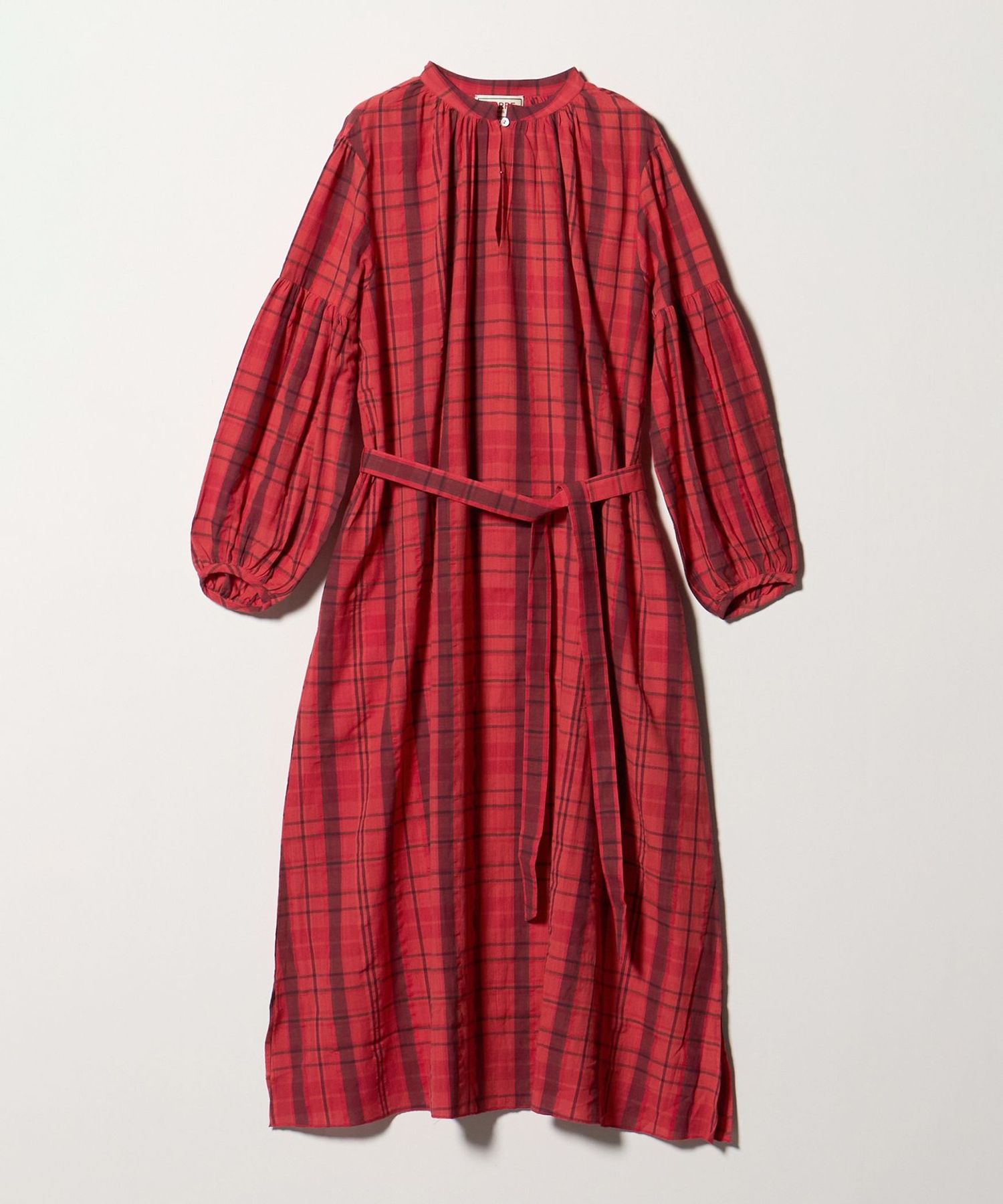 IKORRE PARIS＞DRESS IN MADRAS/ワンピース