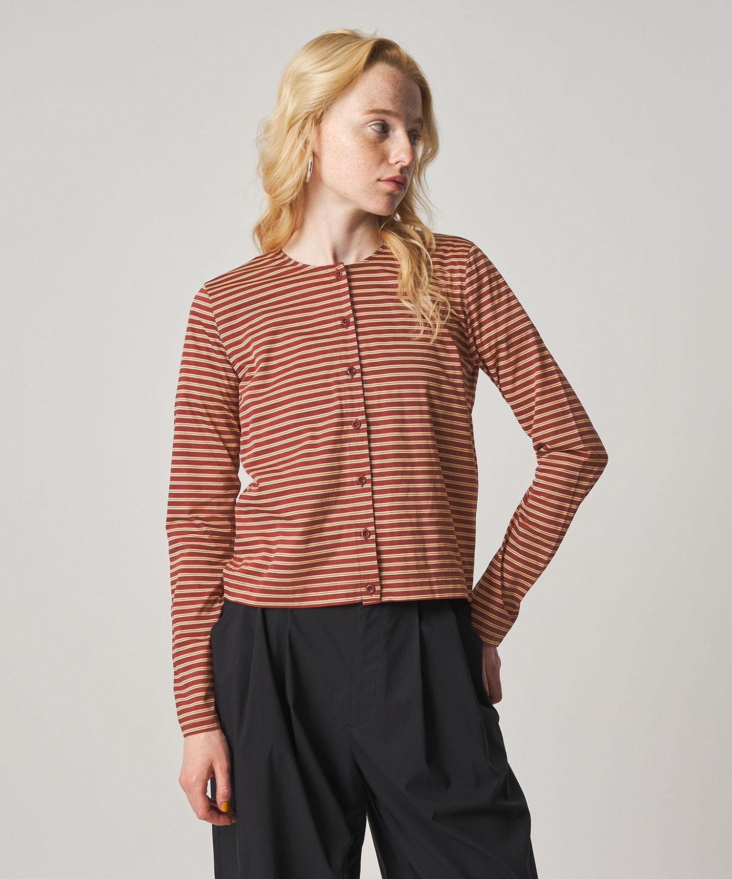 Steven Alan＞ボーダー カーディガン