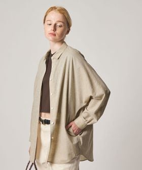 steven alan/＜Steven Alan＞メランジ コットン ドルマン スリーブ シャツ/シャツ / ブラウス