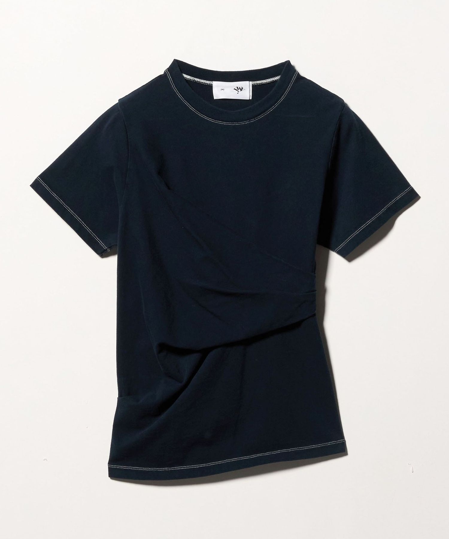 ywy＞TUCK DRAPE TEE SHIRT/Tシャツ