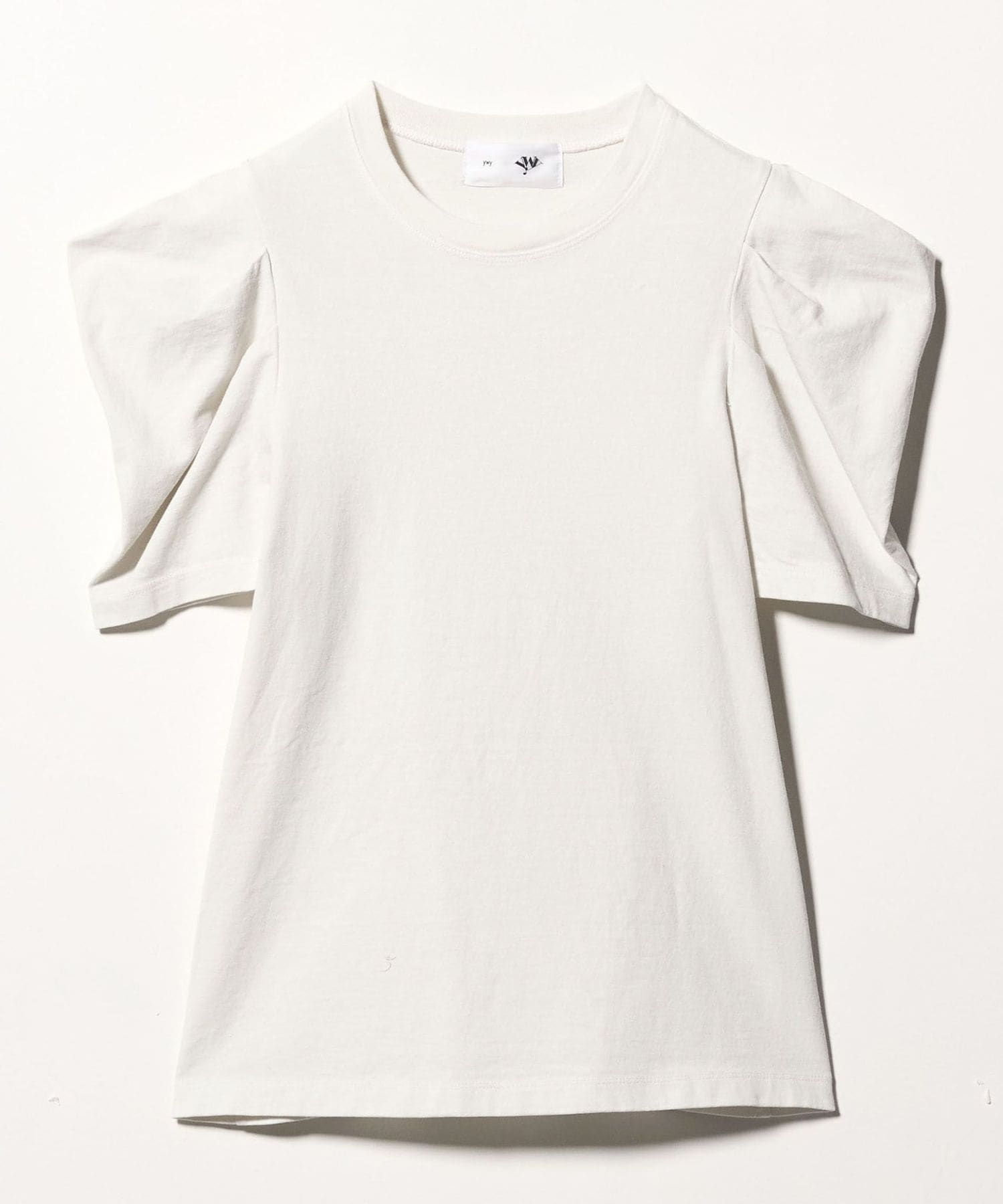 ywy＞TUCK SLEEVE TEE SHIRT/Tシャツ