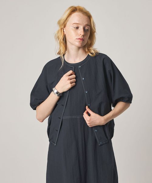 steven alan/＜Steven Alan＞クルーネック シュリンク ブラウス/シャツ / ブラウス