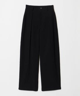 steven alan/＜Steven Alan＞リップル コットン タック トラウザーズ ブラック/その他パンツ