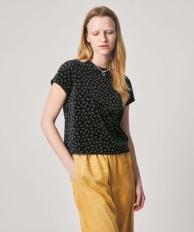 steven alan/＜Steven Alan＞フラワー ベロア Tシャツ/Tシャツ / カットソー