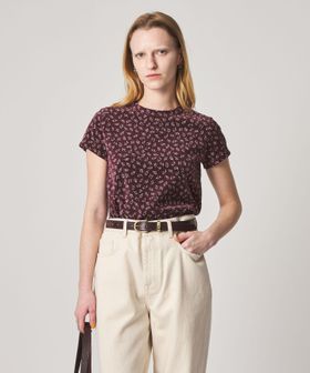 steven alan/＜Steven Alan＞フラワー ベロア Tシャツ/Tシャツ / カットソー