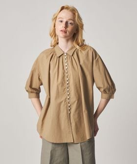 steven alan/＜Steven Alan＞コットン ポプリン ギャザー ブラウス/シャツ / ブラウス