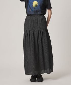 steven alan/＜Steven Alan＞コットン サッカー タック ロング スカート/その他スカート