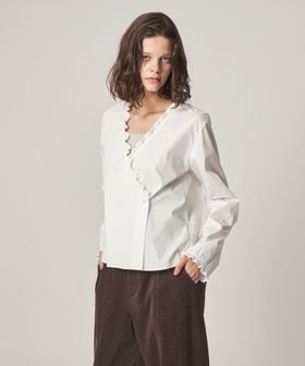 steven alan/＜Steven Alan＞カシュクール フリル ブラウス/シャツ / ブラウス