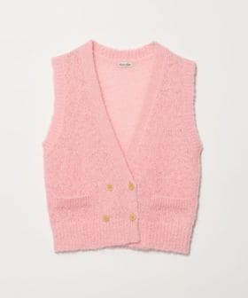 steven alan/＜Steven Alan＞ウール モヘヤ ナイロン ダブルボタン ベスト/ベスト