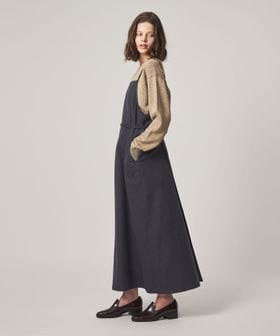 steven alan/＜Steven Alan＞ヘリンボーン ツイードライク エプロン ワンピース/キャミソールワンピース