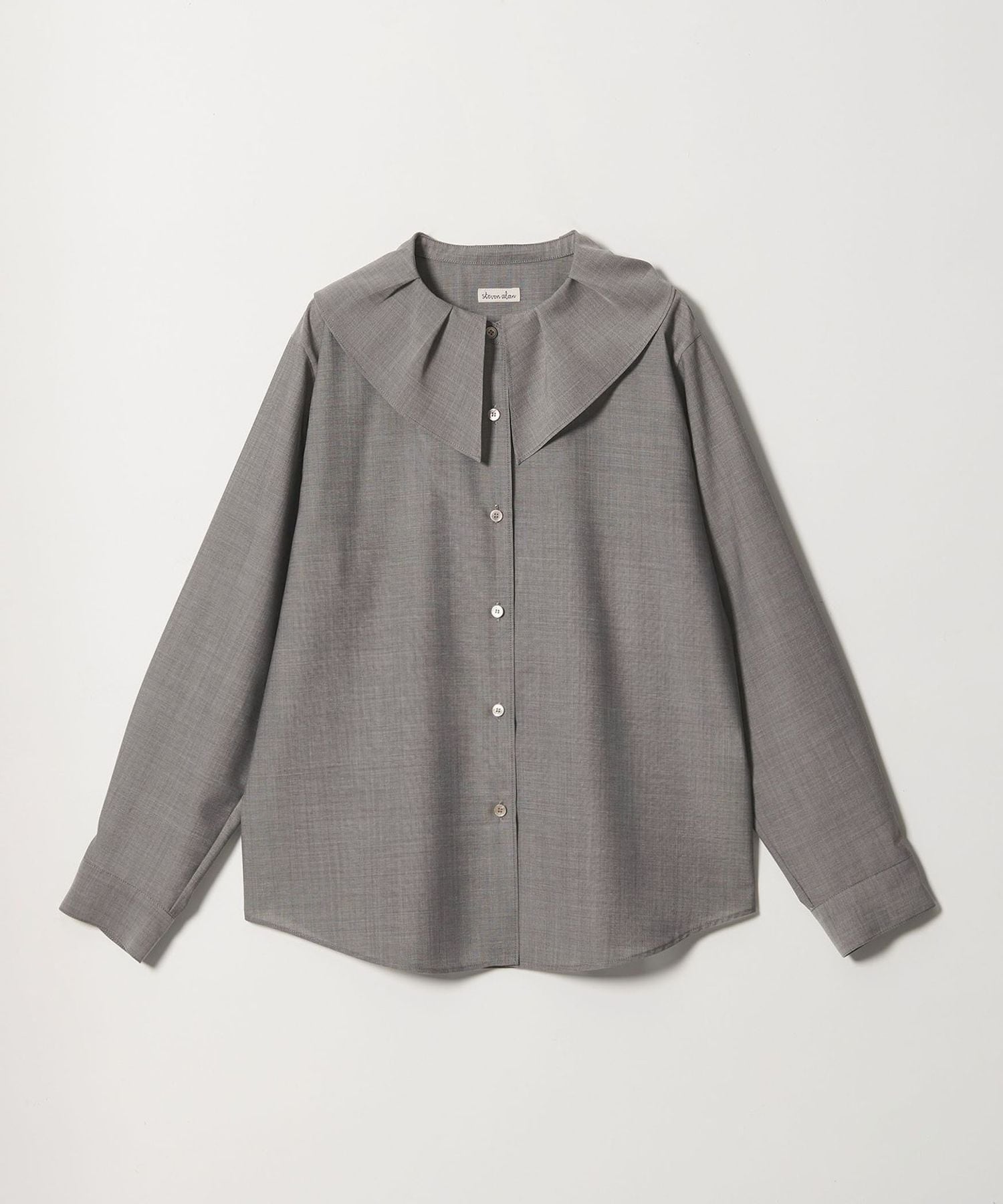 Steven Alan コックシャツ Steven Alan＞タックカラー シャツ