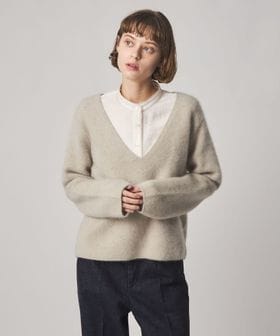 steven alan/＜Steven Alan＞オーストラリアン ウール ミックス Vネック ニット/ニット / セーター