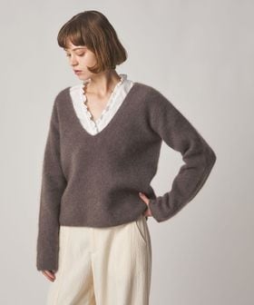 steven alan/＜Steven Alan＞オーストラリアン ウール ミックス Vネック ニット/ニット / セーター