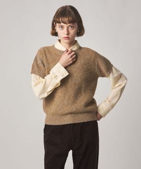 steven alan/＜Steven Alan＞ウール ミックス ニット プルオーバー/ニット / セーター