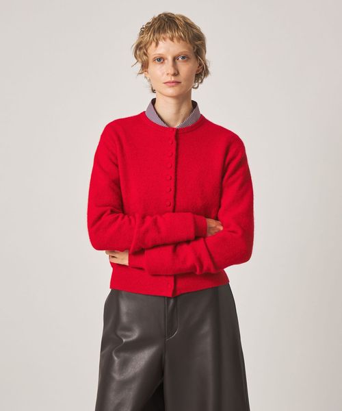 steven alan/＜Steven Alan＞ウール ナイロン キャメル ミックス カーディガン/カーディガン / ボレロ