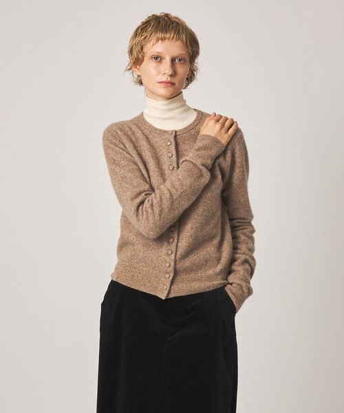 steven alan/＜Steven Alan＞ウール ナイロン キャメル ミックス カーディガン/カーディガン / ボレロ