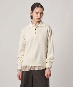 steven alan/＜Steven Alan＞ウール カシミヤ ポロカラー ニット/ニット / セーター