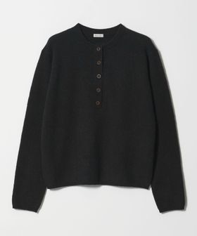 steven alan/＜Steven Alan＞ウール ナイロン キャメル ミックス ヘンリーネック ニット/ニット / セーター