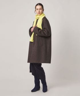 steven alan/＜Steven Alan＞ウール モヘヤ ミックス シャギー ミドルコート/ステンカラーコート