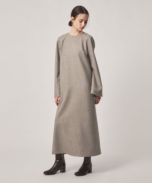 steven alan/＜Steven Alan＞ツイードライク バックリボン ワンピース/ワンピース