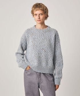 steven alan/＜Steven Alan＞ウール ナイロン ミックスヤーン プルオーバー/ニット / セーター