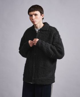 【定価¥23,980】 BRSHD MHR JACQUARD カーディガン MONKEY TIME（モンキータイム）の「＜monkey time＞ BRSHD MHR
