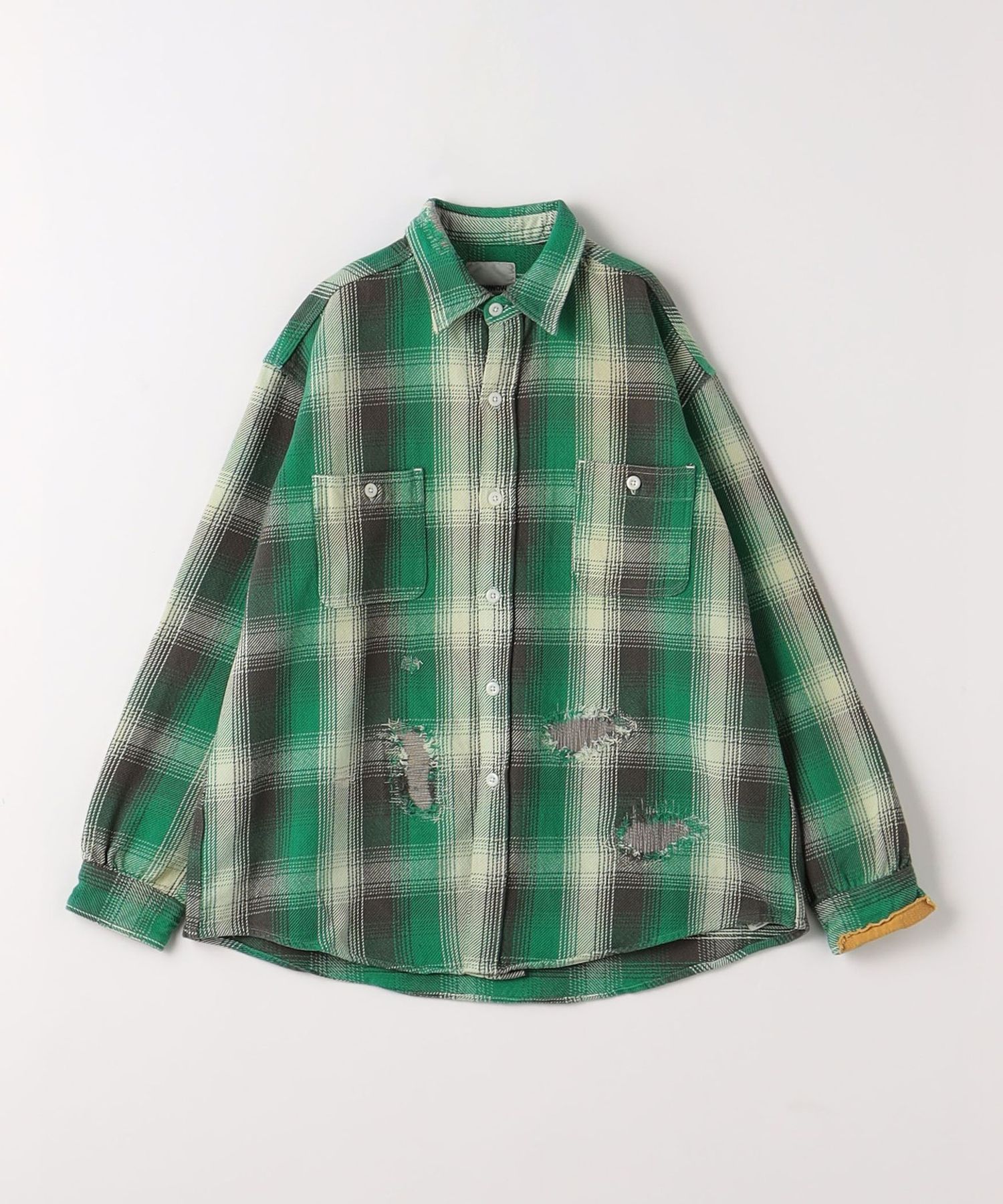 BOWWOW＞ フランネル エイジング シャツ