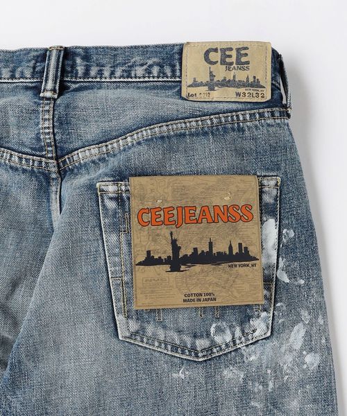 CEE JEANSS＞ C212 ペイント デニム パンツ