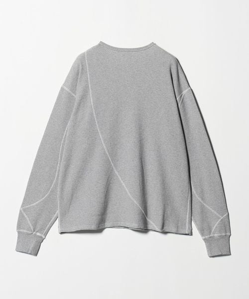 JieDa＞ワッフル ステッチ ロングスリーブ