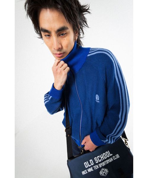 ricenineten ニットトラックジャケット RICE NINE TEN>ニット トラック ジャケット