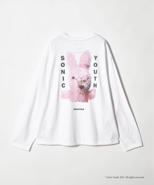 ロングスリーブ　Tシャツ　sonic youth ソニックユース　jouetie Sonic Youth ロングスリーブTシャツ Goo-ホワイト/XL | ah8760 S